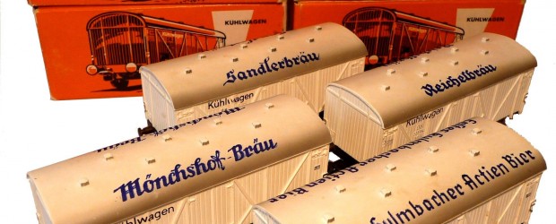 Mit der Artikelnummer 4508 fand sich über viele Jahre ein Kühlwagen in verschiedenen Ausführungen in den Märklin Katalogen. Waren die [...]